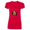 Ladies' SoftStyle® Fitted V-Neck T-Shirt Thumbnail